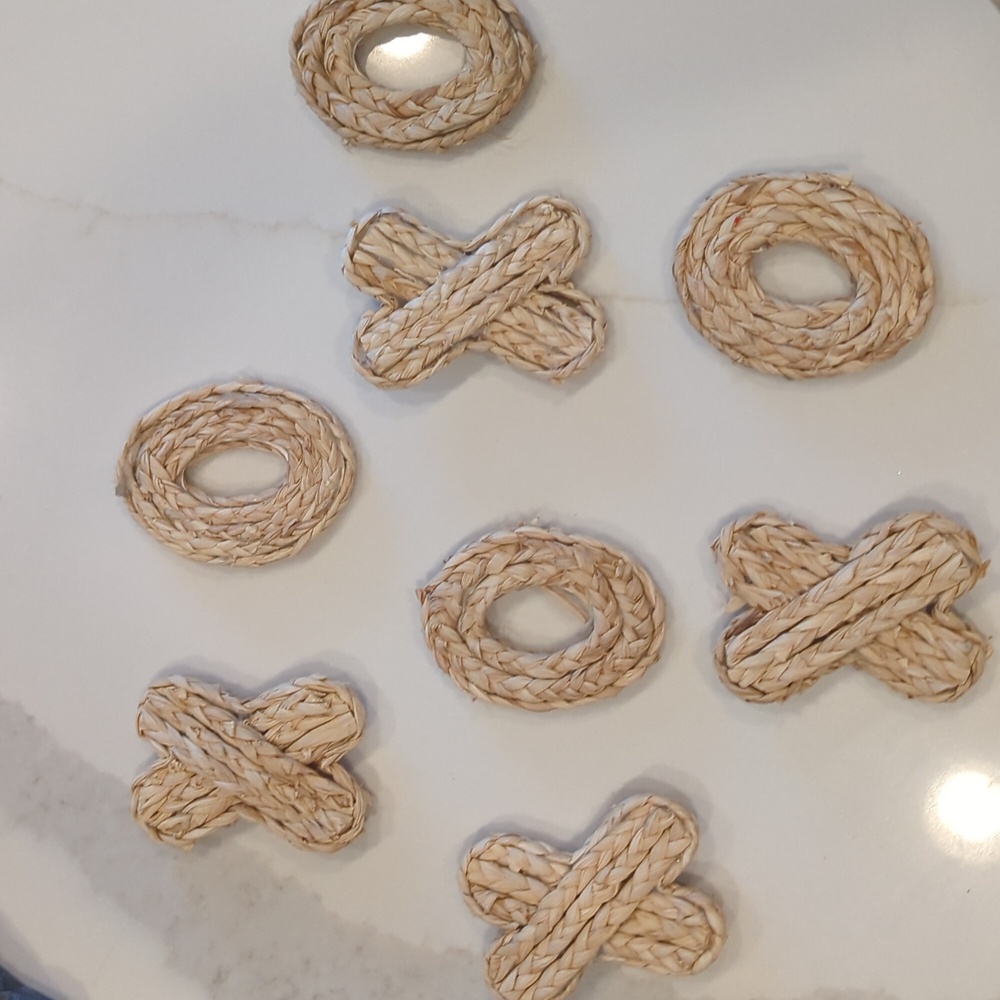 Woven Tan XO Decor Set - Picture 6 of 9